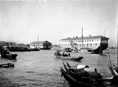 House Boats In The Yangtse